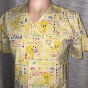 Whole box of scrubs.  Tops and bottoms.